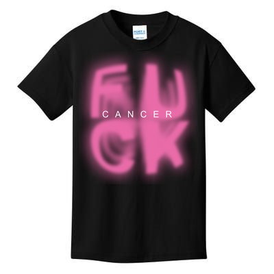 Fuck Cancer Logo Kids T-Shirt