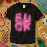 Fuck Cancer Logo Kids T-Shirt