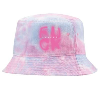 Fuck Cancer Logo Tie-Dyed Bucket Hat