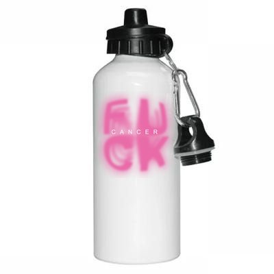 Fuck Cancer Logo Aluminum Water Bottle