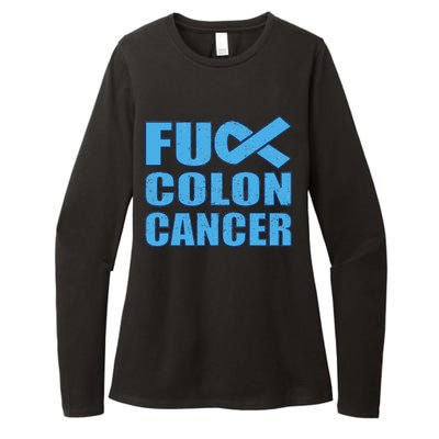 Fuck Colon Cancer Womens CVC Long Sleeve Shirt