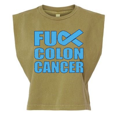 Fuck Colon Cancer Garment-Dyed Women's Muscle Tee