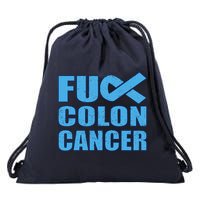 Fuck Colon Cancer Drawstring Bag