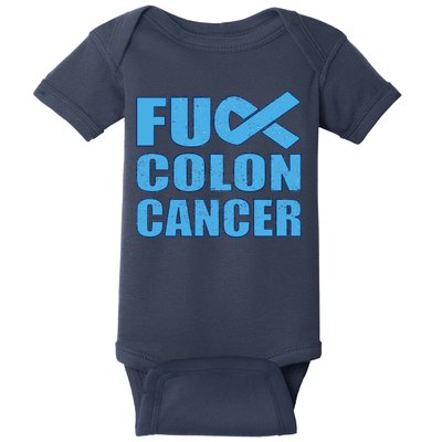 Fuck Colon Cancer Baby Bodysuit