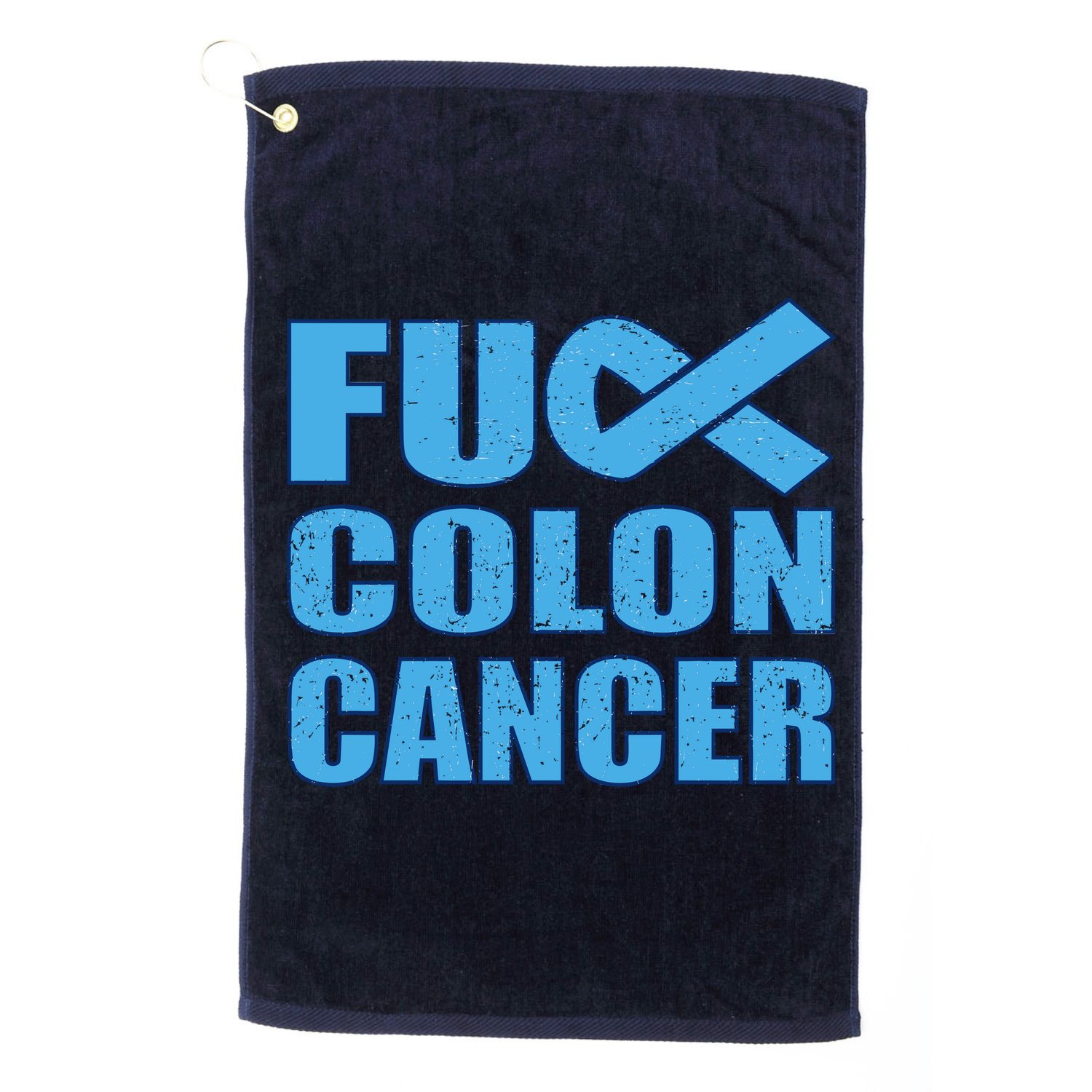 Fuck Colon Cancer Golf Towel