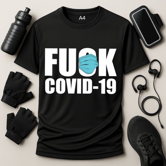 Fuck COVID-19 Cooling Performance Crew T-Shirt