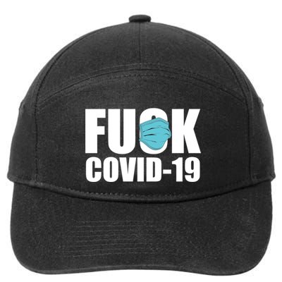 Fuck COVID-19 7-Panel Snapback Hat