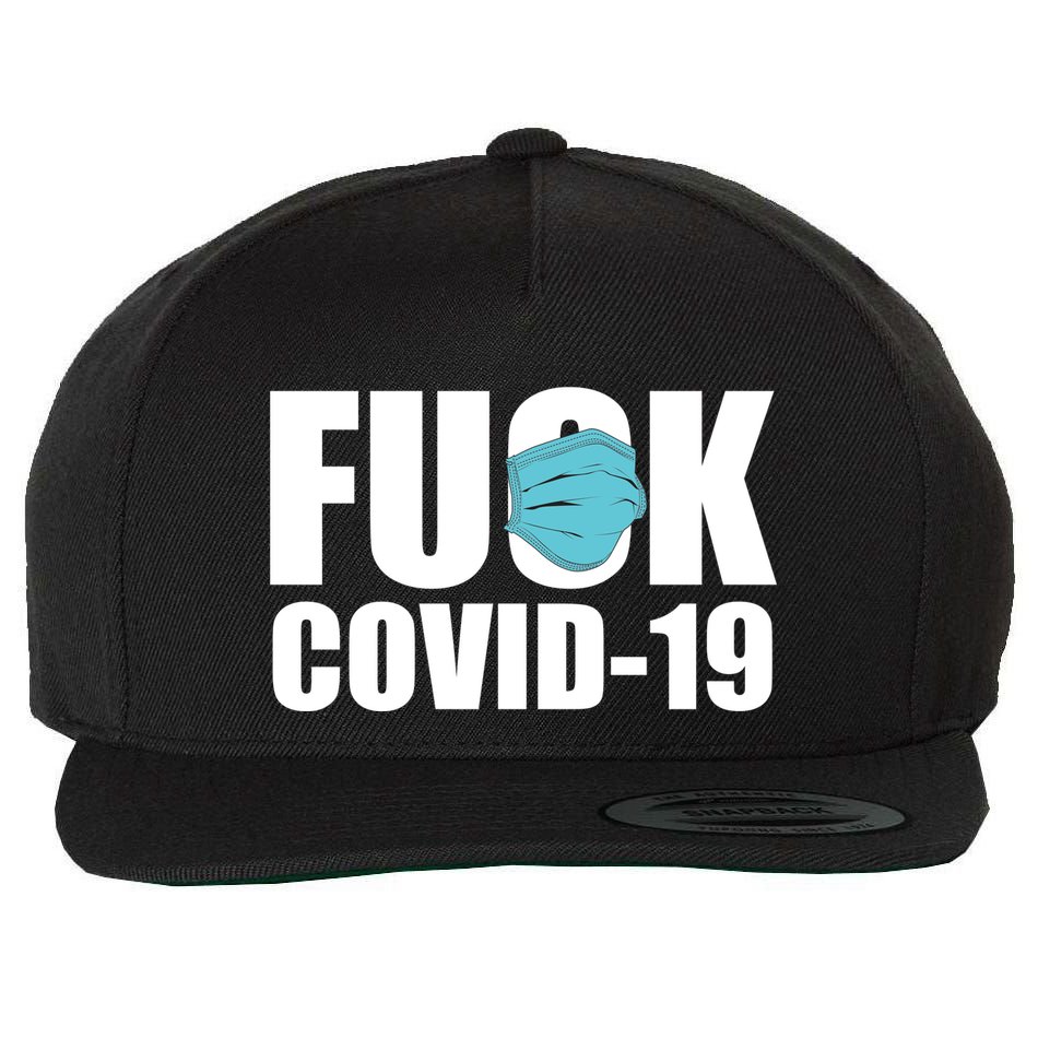 Fuck COVID-19 Wool Snapback Cap