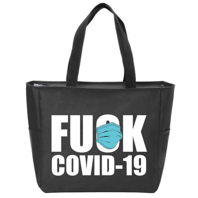 Fuck COVID-19 Zip Tote Bag