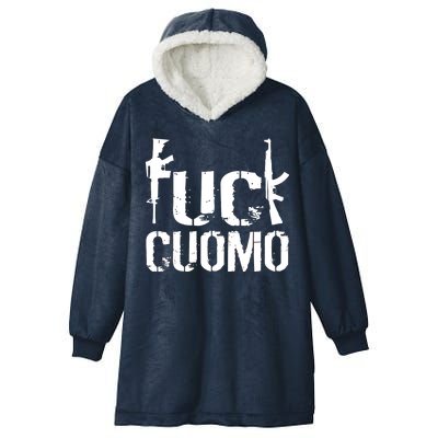 Fuck Cuomo Gun Rights Hooded Wearable Blanket