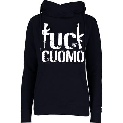 Fuck Cuomo Gun Rights Womens Funnel Neck Pullover Hood