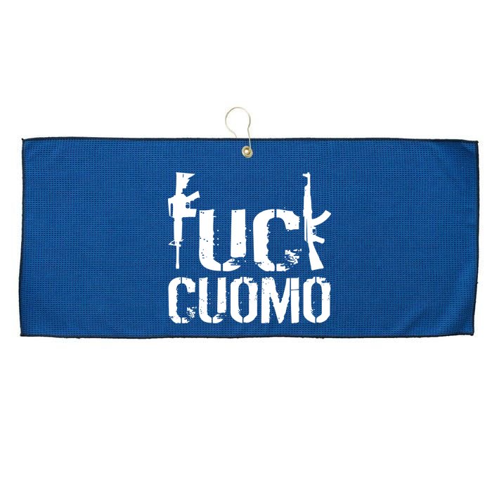 Fuck Cuomo Gun Rights Large Microfiber Waffle Golf Towel