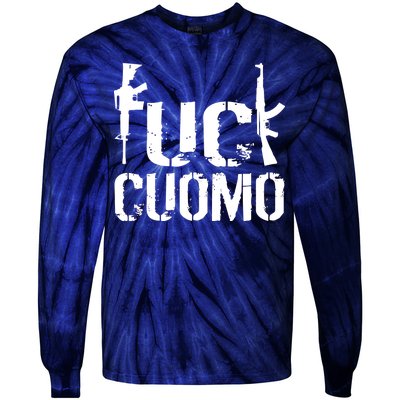 Fuck Cuomo Gun Rights Tie-Dye Long Sleeve Shirt