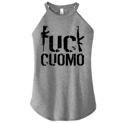 Fuck Cuomo Gun Rights Women’s Perfect Tri Rocker Tank