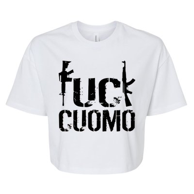 Fuck Cuomo Gun Rights Bella+Canvas Jersey Crop Tee