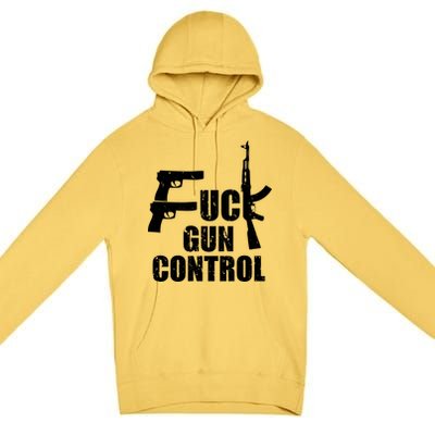 Fuck Gun Control Premium Pullover Hoodie