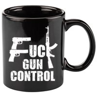 Fuck Gun Control 11oz C Handle Ceramic Mug