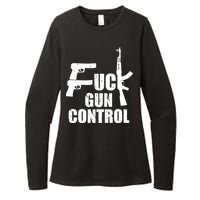 Fuck Gun Control Womens CVC Long Sleeve Shirt