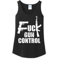 Fuck Gun Control Ladies Essential Tank