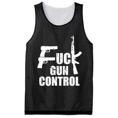 Fuck Gun Control Mesh Reversible Basketball Jersey Tank