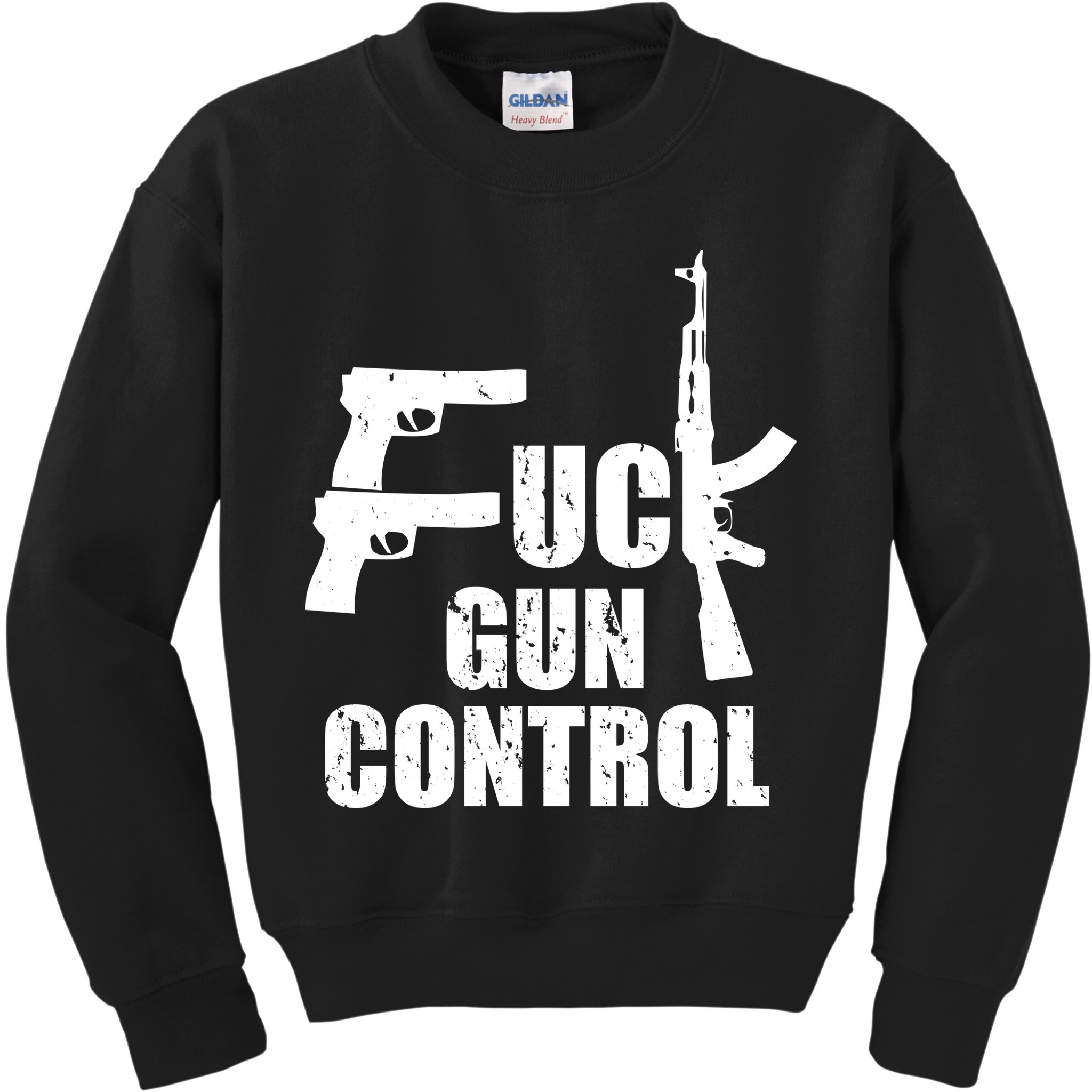 Fuck Gun Control Kids Sweatshirt