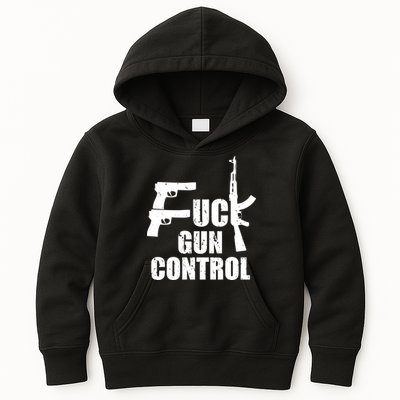 Fuck Gun Control Kids Hoodie