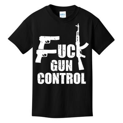 Fuck Gun Control Kids T-Shirt