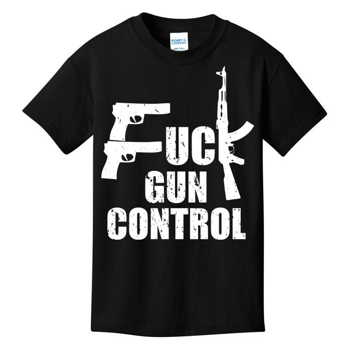 Fuck Gun Control Kids T-Shirt