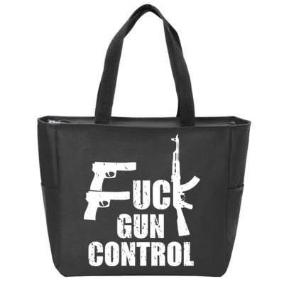 Fuck Gun Control Zip Tote Bag