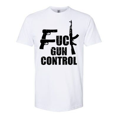 Fuck Gun Control Softstyle CVC T-Shirt