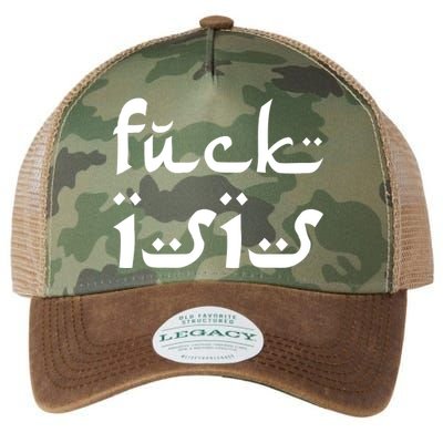 Fuck Isis Arabic Logo Legacy Tie Dye Trucker Hat