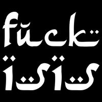 Fuck Isis Arabic Logo Drawstring Bag