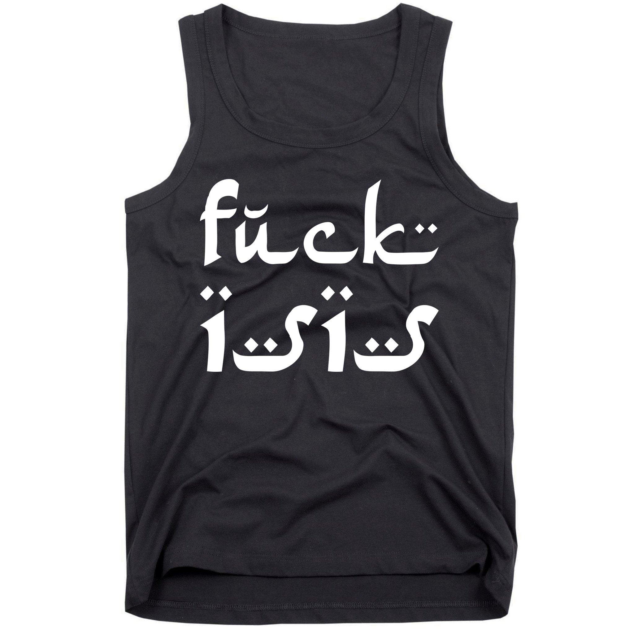 Fuck Isis Arabic Logo Tank Top