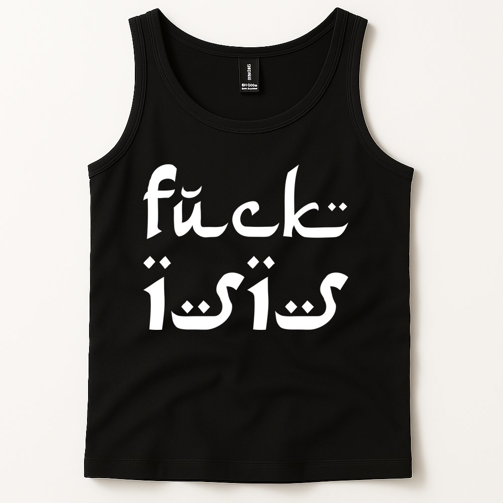 Fuck Isis Arabic Logo Tank Top