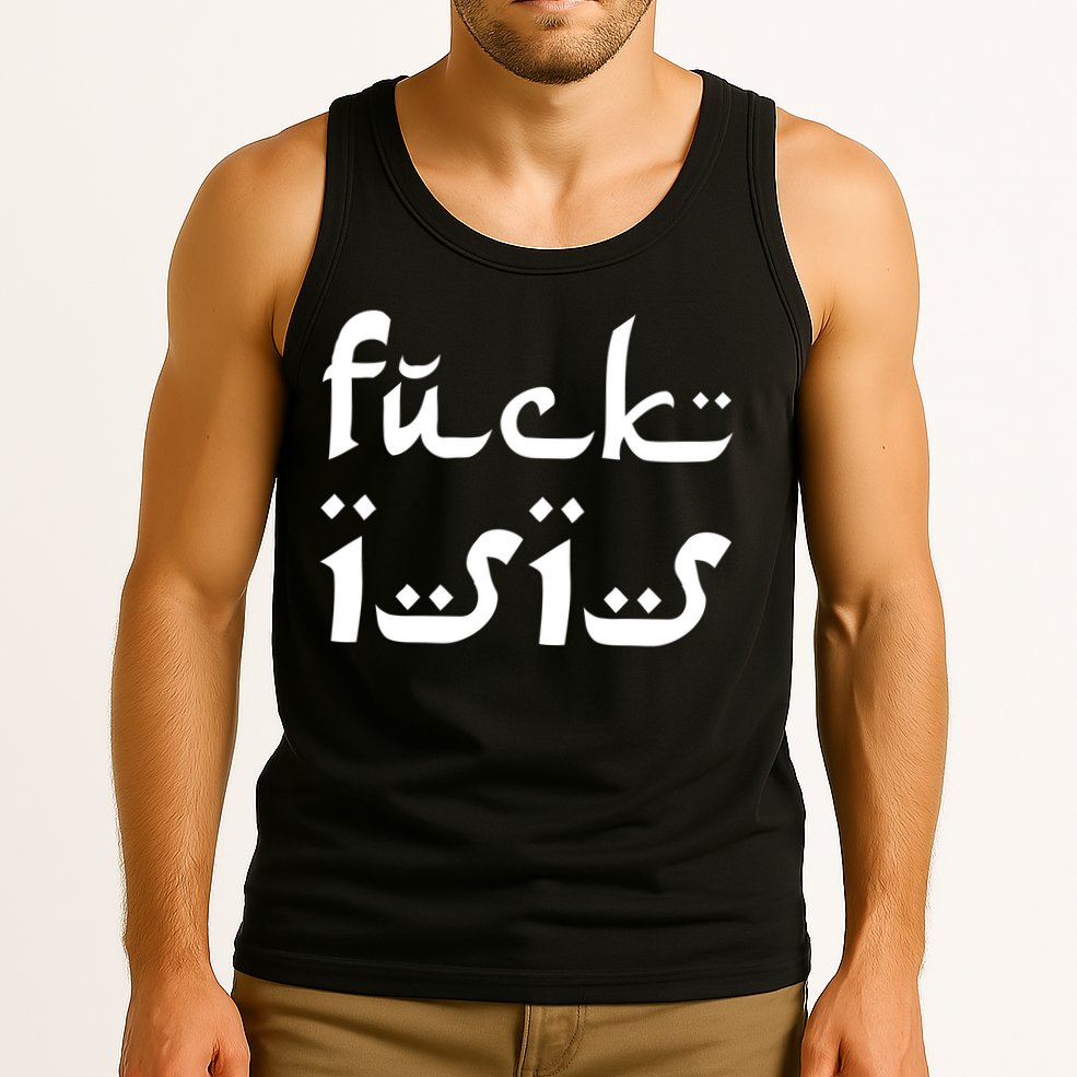 Fuck Isis Arabic Logo Tank Top