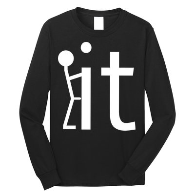 Fuck It Logo Figure Long Sleeve Shirt