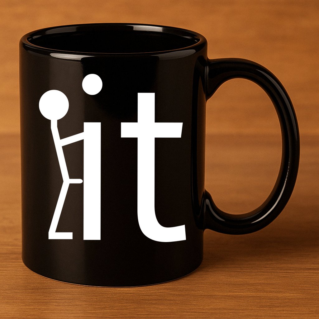 Fuck It Logo Figure 11oz C Handle Ceramic Mug