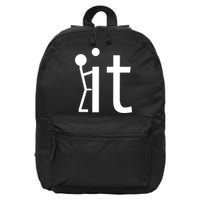 Fuck It Logo Figure 16 in Basic Backpack