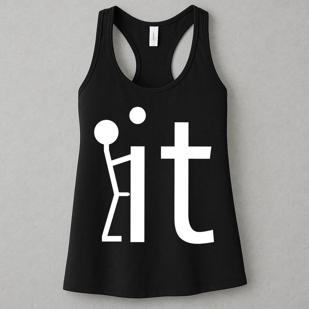 Fuck It Logo Figure Womens Tank Top