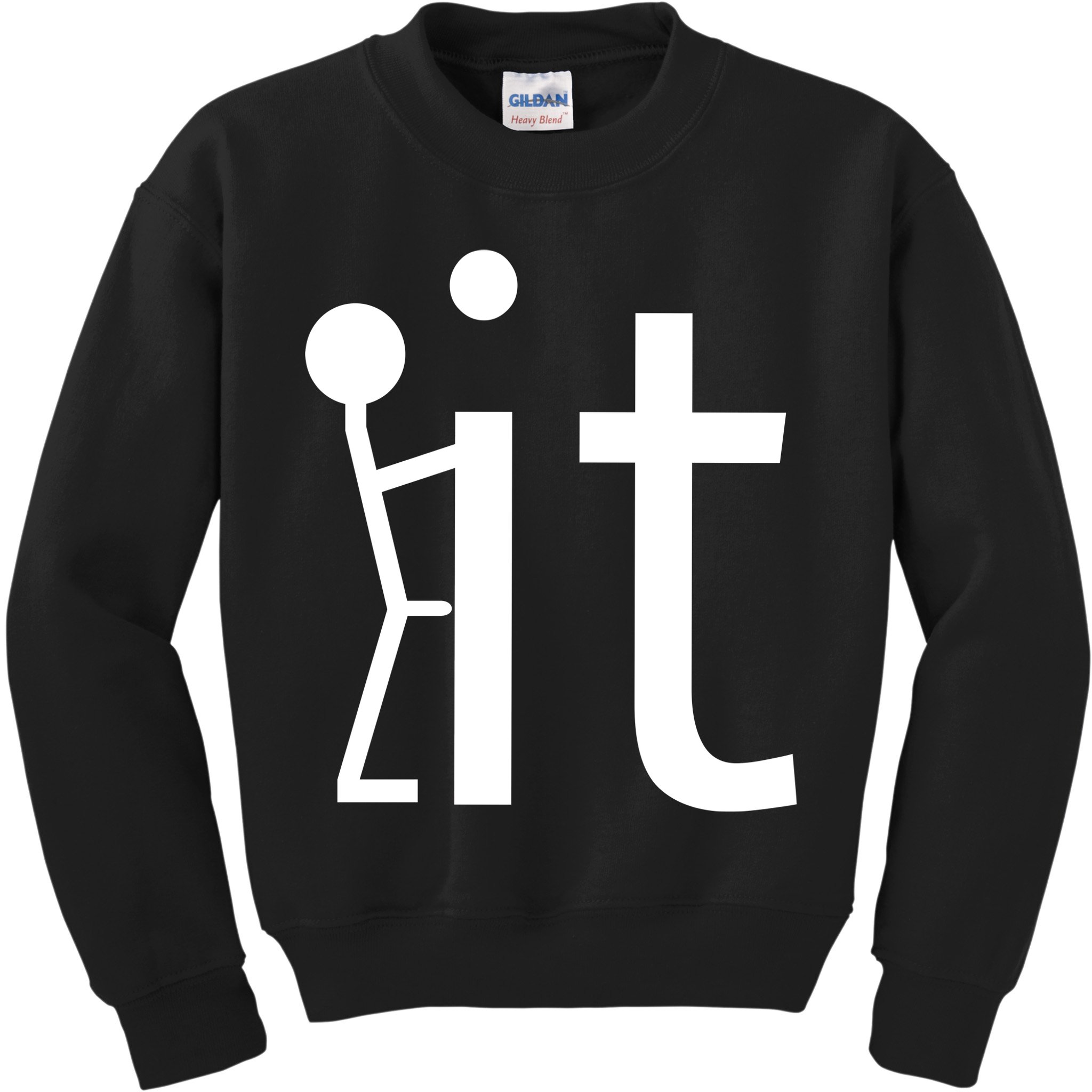 Fuck It Logo Figure Kids Sweatshirt