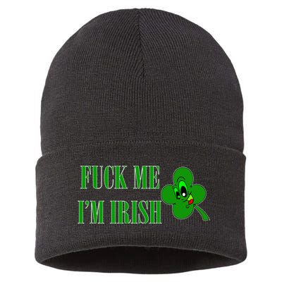 Fuck Me I'm Irish Sustainable Knit Beanie