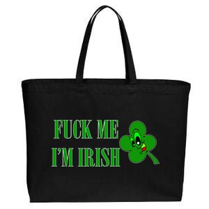 Fuck Me I'm Irish Cotton Canvas Jumbo Tote