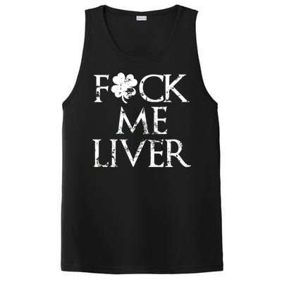 Fuck Me Liver Irish Whiskey Funny St. Patrick's Day PosiCharge Competitor Tank