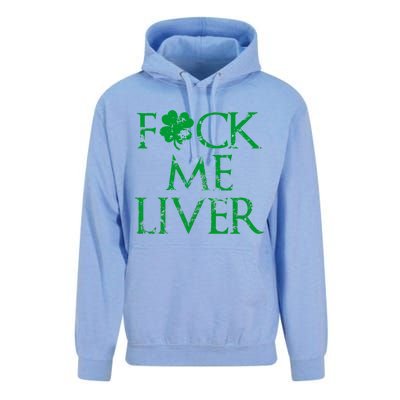 Fuck Me Liver Irish Whiskey Funny St. Patrick's Day Unisex Surf Hoodie