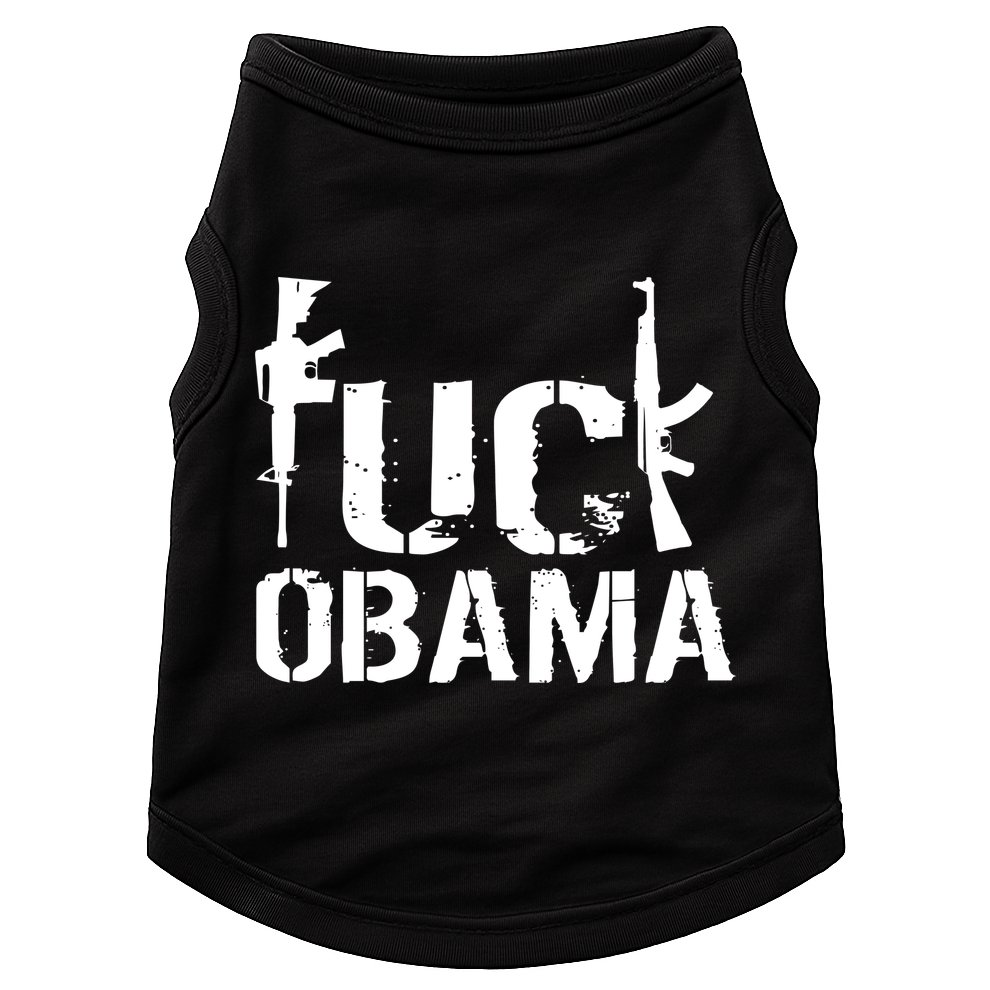 Fuck Obama Gun Rights Doggie Tank