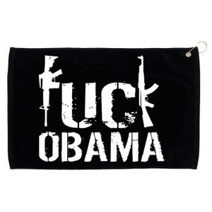 Fuck Obama Gun Rights Grommeted Golf Towel