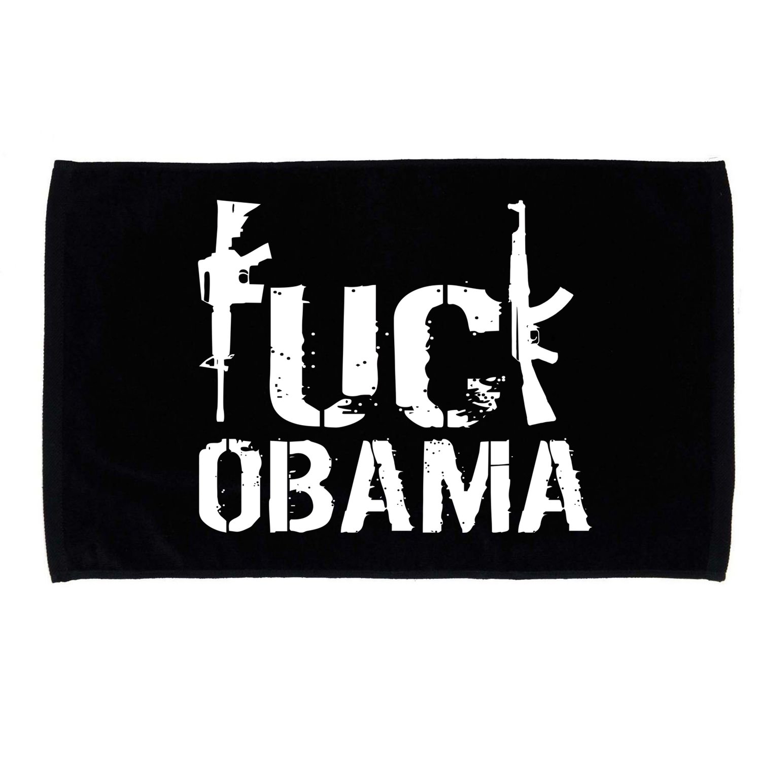 Fuck Obama Gun Rights Microfiber Hand Towel