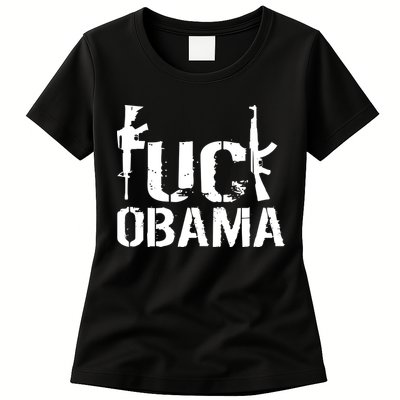 Fuck Obama Gun Rights Womens T-Shirt
