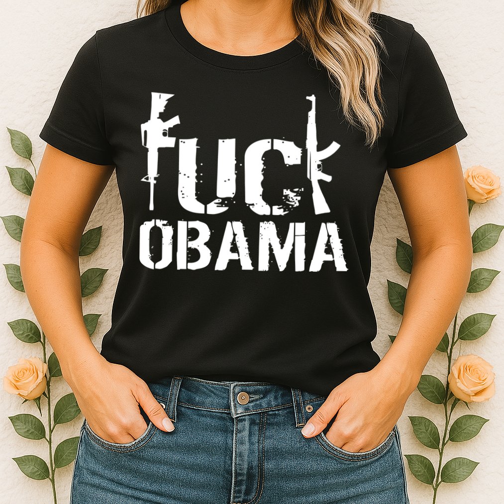 Fuck Obama Gun Rights Womens T-Shirt