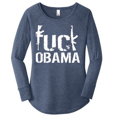 Fuck Obama Gun Rights Women's Perfect Tri Tunic Long Sleeve Shirt